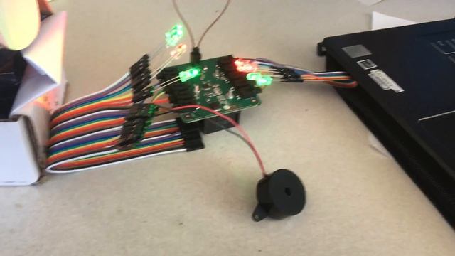 GRSS LED / Buzzer Test with Custom PCB (WARNING: LOUD) смотреть онлайн