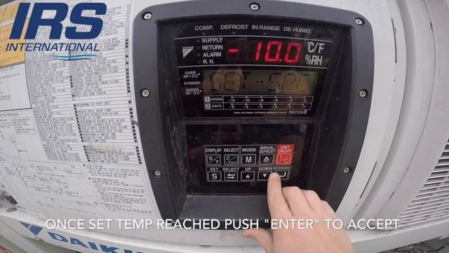 DAIKIN SET TEMP LXE10E REEFER CONTAINER