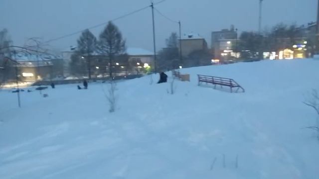 Зима на Урале,снега много выпало,2021 декабрь месяц смотреть онлайн