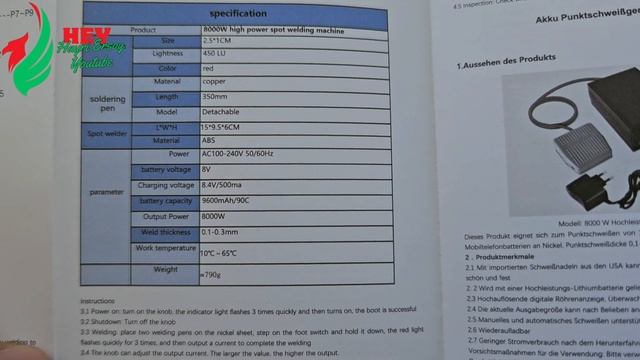 8000W Yüksek Güçlü Punta Kaynak Makinesi! 0.1/0.3mm Nikel Levha Performansı Harika! Detaylar Burada смотреть онлайн