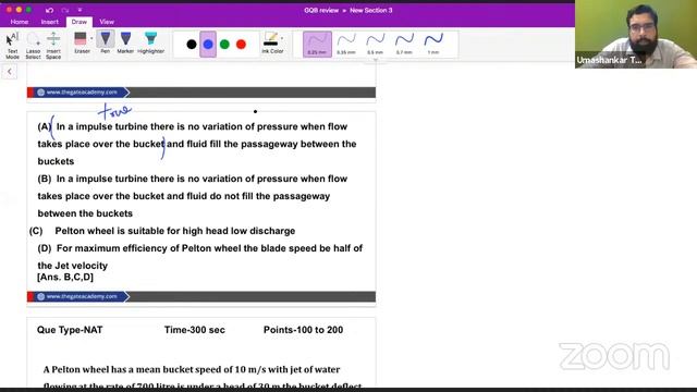 LIVE Quiz for Fluid Mechanics (Turbines) | 30 Min | GATE 2022 Preparation смотреть онлайн