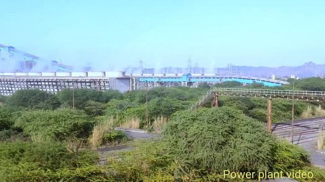 500×2 =1000 Mega watt UPRVUNL power plant, 360° degree view of anpara смотреть онлайн