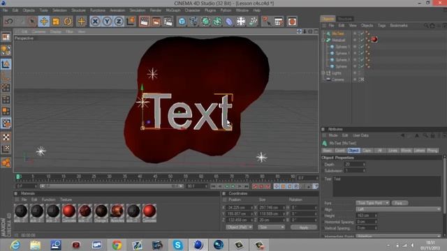How to make Bubbly/Liquid Effect in Cinema 4D смотреть онлайн