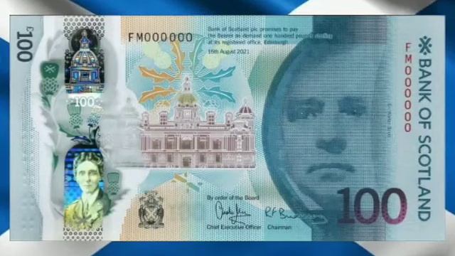 Scotland’s Bank of Scotland new 100 pound 2022 polymer @ смотреть онлайн
