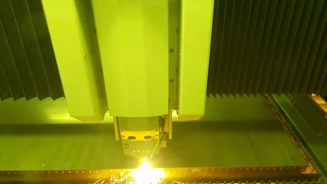 KIMLA Fiber laser cutting 6mm Mild Steel with10kW IPG Source смотреть онлайн