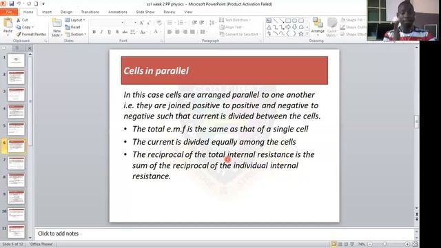 GOD FIRST COLLEGE PHYSICS CELLS AND RESISTORS ARRANGEMENT SS1 WEEK 2 смотреть онлайн
