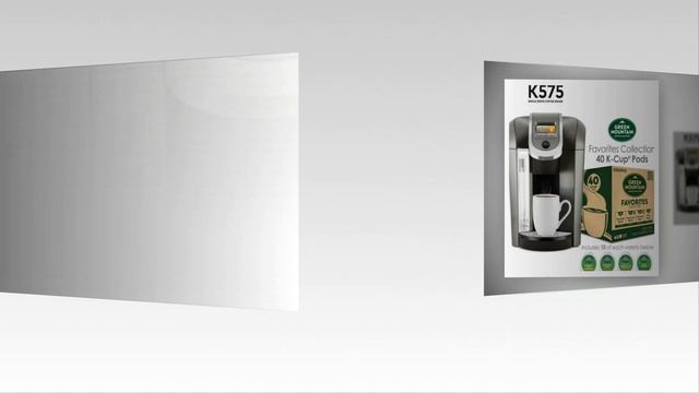 Keurig K575 Single Serve K-Cup Pod Coffee Maker, Platinum and Green Mountain Coffee Roasters смотреть онлайн