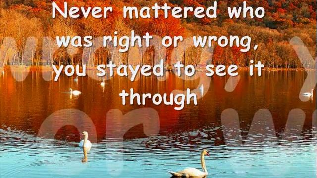 YOU NEVER GAVE UP ON ME - Crystal Gayle (Lyrics) смотреть онлайн