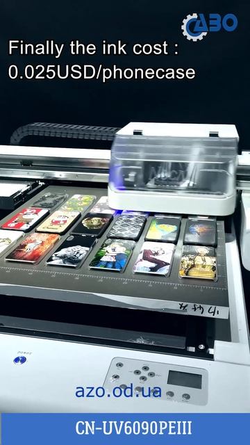 Широкоформатный УФ принтер CN-UV6090 video №8 azo смотреть онлайн