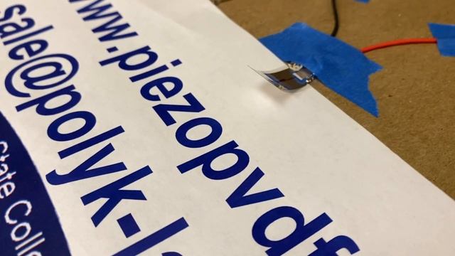 Flexible Actuator With Piezo PVDF Film