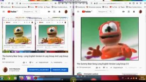 The gummy bear song long english version in luig group, luig group 2 0 and luig group 3 0