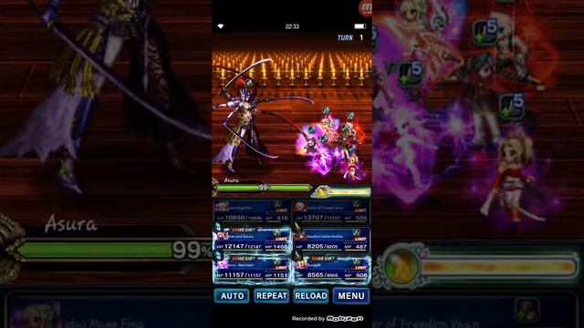 FFBE - Asura 2 vs Terra NV (2 turn) смотреть онлайн