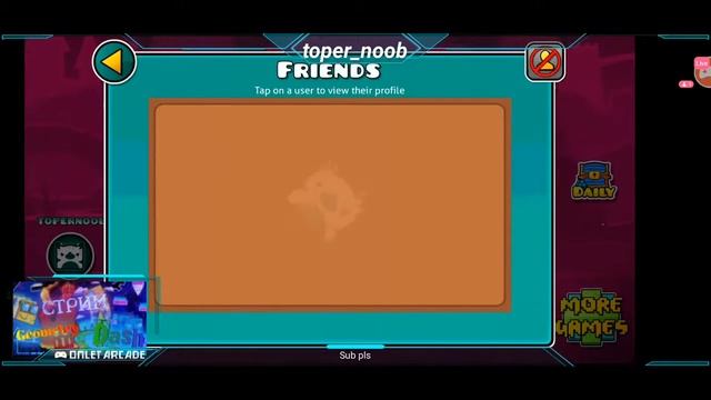 стрим по "Geometry Dash" (Req=Sub) смотреть онлайн