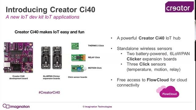 How to build IoT application with Imagination Technologies Ci40 Dev Kit смотреть онлайн