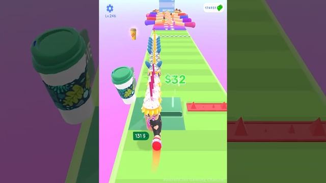 Coffee Stack - All Levels Gameplay Android,ios (Levels 241-251) смотреть онлайн