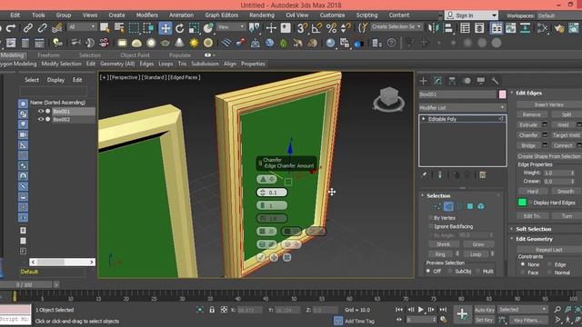 3ds Max Modeling Step by Step Basic Skills - Modeling Basic - How to Model Basic Frames -L 16 смотреть онлайн