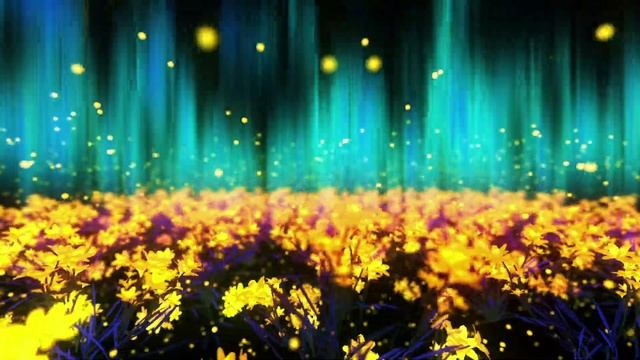 Animated Video Background 60 fps - Fantasy Flowers Background - VJ Loops, Motion Background смотреть онлайн