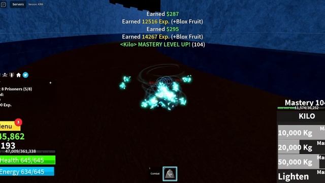 LVL 1 Noob To Pro Using KILO FRUIT in Blox Fruits! смотреть онлайн