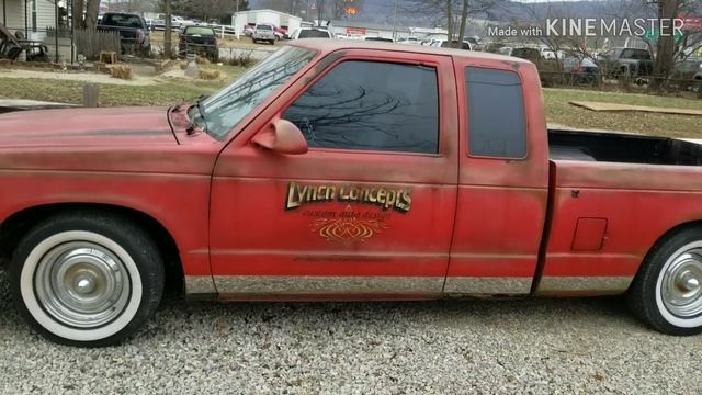 Lynch Concepts Shop Truck . Patina Mini truck. Lowrider. Chevy s10 смотреть онлайн
