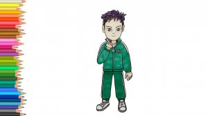 Как нарисовать Таноса из игры в кальмара⏺️