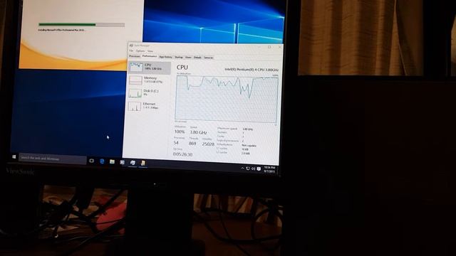 Windows 10 Pro with Office 2010 Install, Dell Optiplex GX620 small tower P4! смотреть онлайн