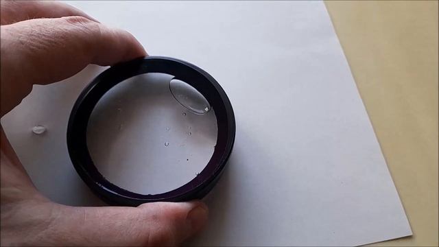 Water lens triplet test, created from the classic doublet from the skywatcher telescope смотреть онлайн