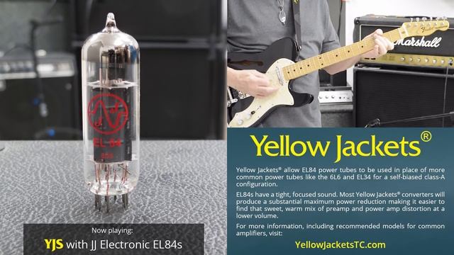 EL84 Vacuum Tube Comparison Using Yellow Jackets® Tube Converters смотреть онлайн