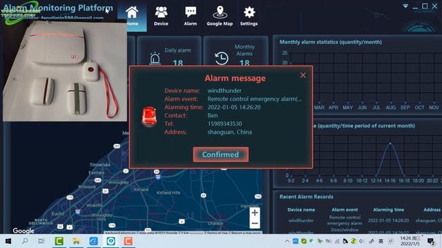WIFI/GSM/4G Security Alarm System with Central Monitoring Software for Managing 2000+ Alarm Kits смотреть онлайн