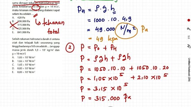 Pembahasan soal Fluida statis | Tekanan dan Hukum Pascal смотреть онлайн