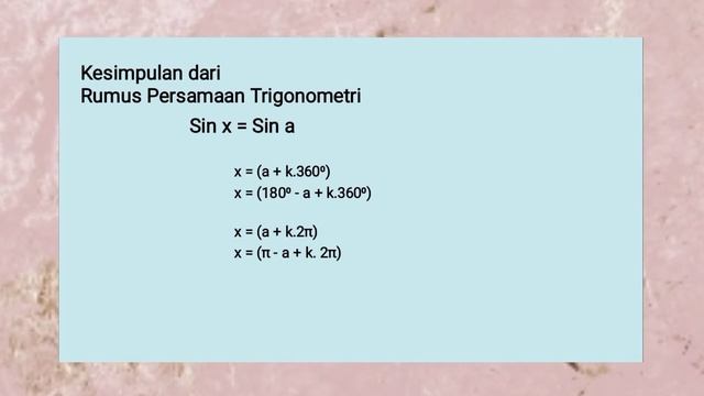 Menentukan rumus persamaan trigonometri sin x = sin a|| metode grafik persamaan trigonometri||🌵✨ смотреть онлайн