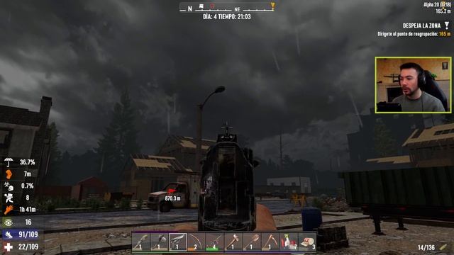 Se lía en la obra y base anti horda 💪 | Alpha 20 7 Days to Die #6 | Gameplay Español смотреть онлайн