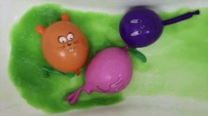 Учим цвета Лопаем воздушные шарики