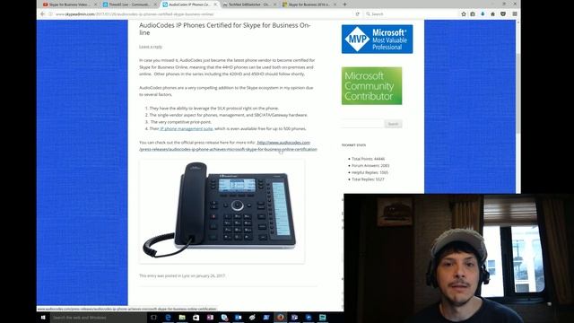 #Skype4BRecap - 01-27-2017 - three65.live, AudioCodes S4BO Certification, S4BSwitcher смотреть онлайн