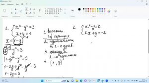 Решение систем уравнений методом подстановки. 8 класс