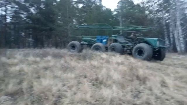 вездеход Соломономобиль 8х8, косогор смотреть онлайн