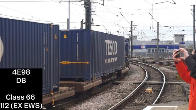 4E98 | EWS (DB) 66 112 | Trainspotting At Newcastle | 06-04-2024 смотреть онлайн