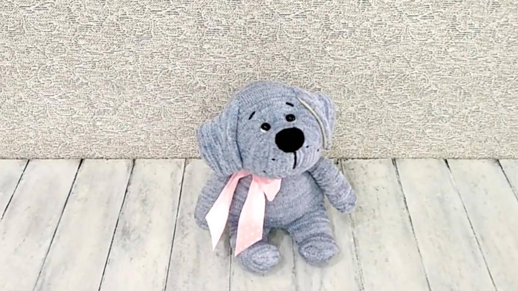 Как сшить собачку из носков 🐶 игрушки