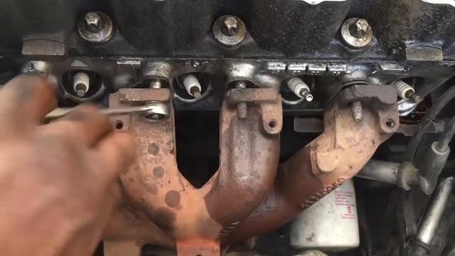 OPEL CORSA LITE - HOW TO INSTALL EXAUST MANIFOLD смотреть онлайн