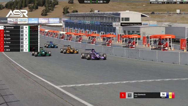 Laguna Seca- Andorra Sim Racing - Temporada 5: Formula Abarth смотреть онлайн