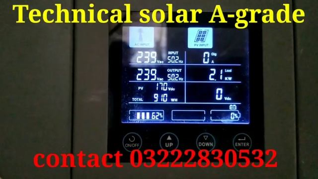 4.2 Kw Fronus Inverter Complain Video |Lode Test 2100 Watt Lode Without Bettry смотреть онлайн