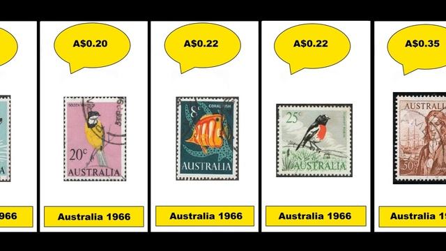 Philately Queen Elizabeth II Australia 1966' stamp values or not смотреть онлайн