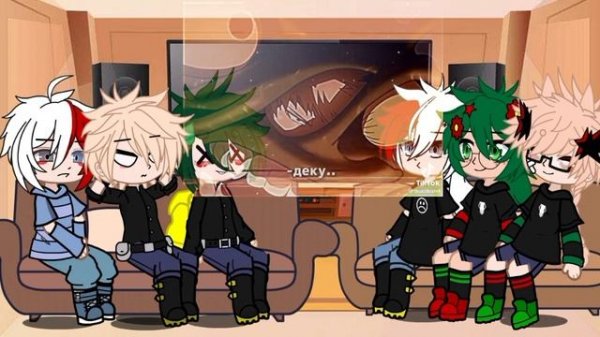 реакция на будущее Мидории 1/2