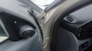 замена задних динамиков на Nissan Almera n16 на динамики Anaconda 165 Coax от DL Audio.