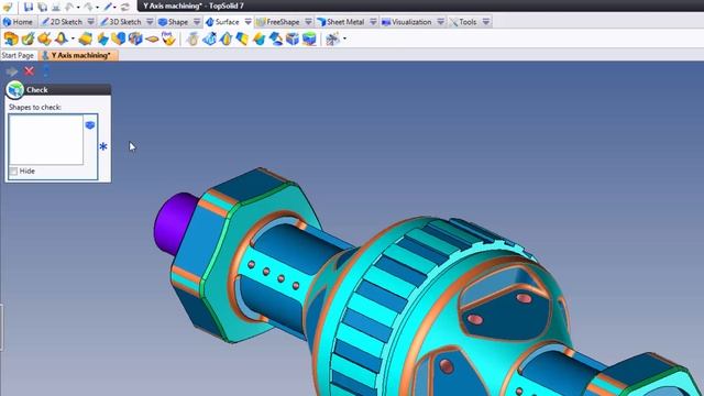 Check, Clean & Simplify imported geometry in TopSolid 7 смотреть онлайн
