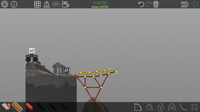 №4 Poly Bridge. Прыжок во круг шара) смотреть онлайн