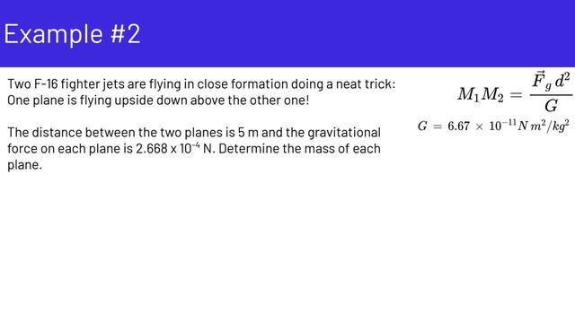 Universal Law of Gravitation Equation смотреть онлайн