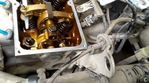 ч. 1 регулировка клапанов Логан Ларгус Сандеро k7j k7m