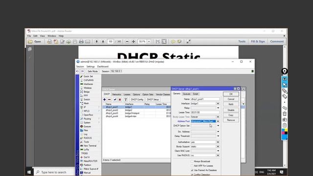 MTCNA : Module 2: DHCP Static , Static ARP(Part 3) | ثابتة ARP و DHCP كيفية جعل смотреть онлайн