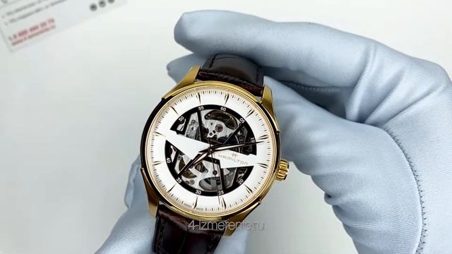 Обзор часов Hamilton Jazzmaster Skeleton Auto H42505510 смотреть онлайн