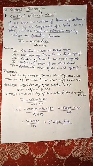 chapter- central tendency# statistics Arithmetic mean смотреть онлайн